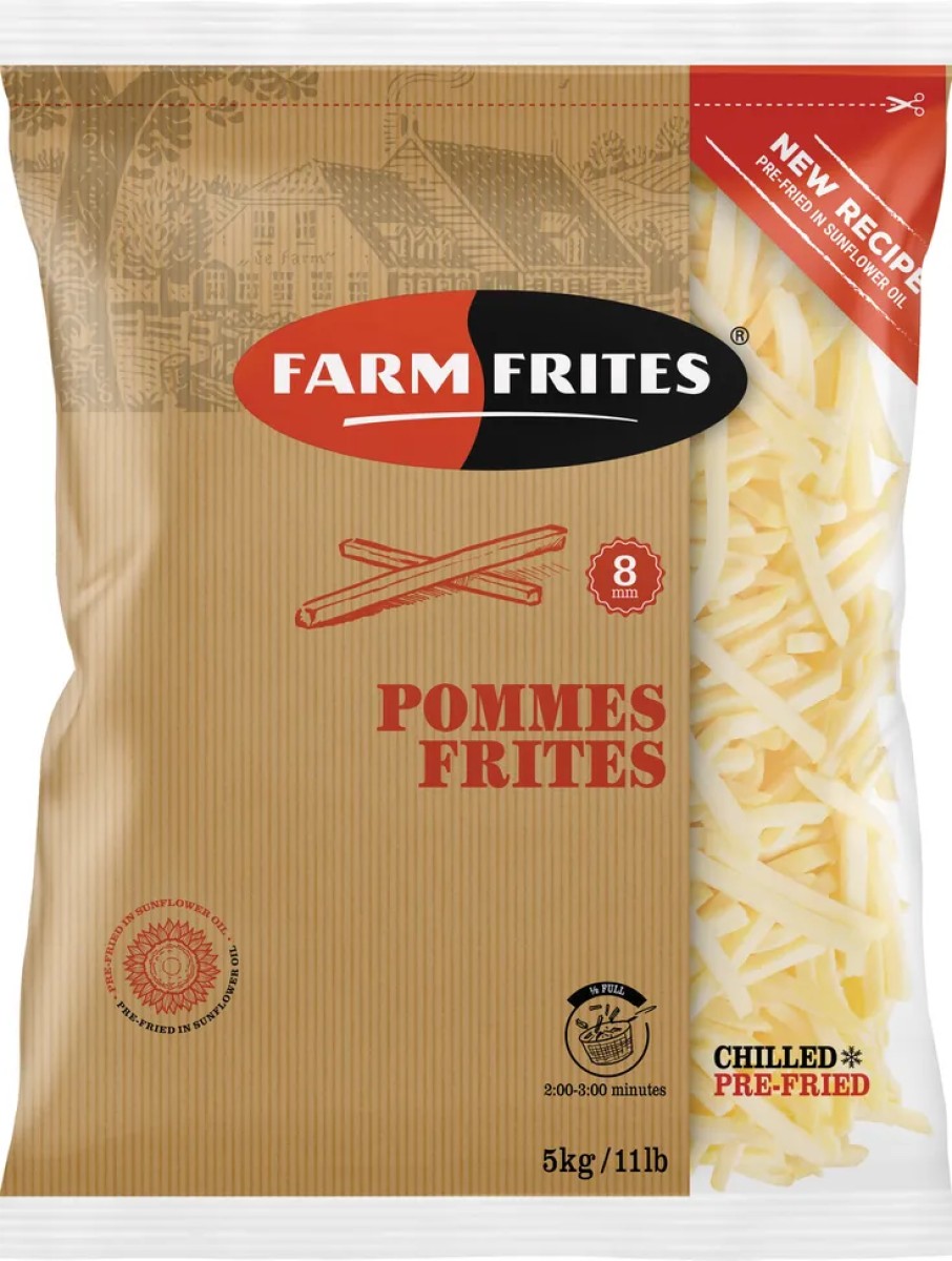 Farm Frites Koelverse Friet 8mm 2 x 5kg