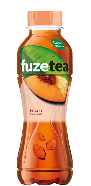 fuze tea peach pet tray 12x400ml