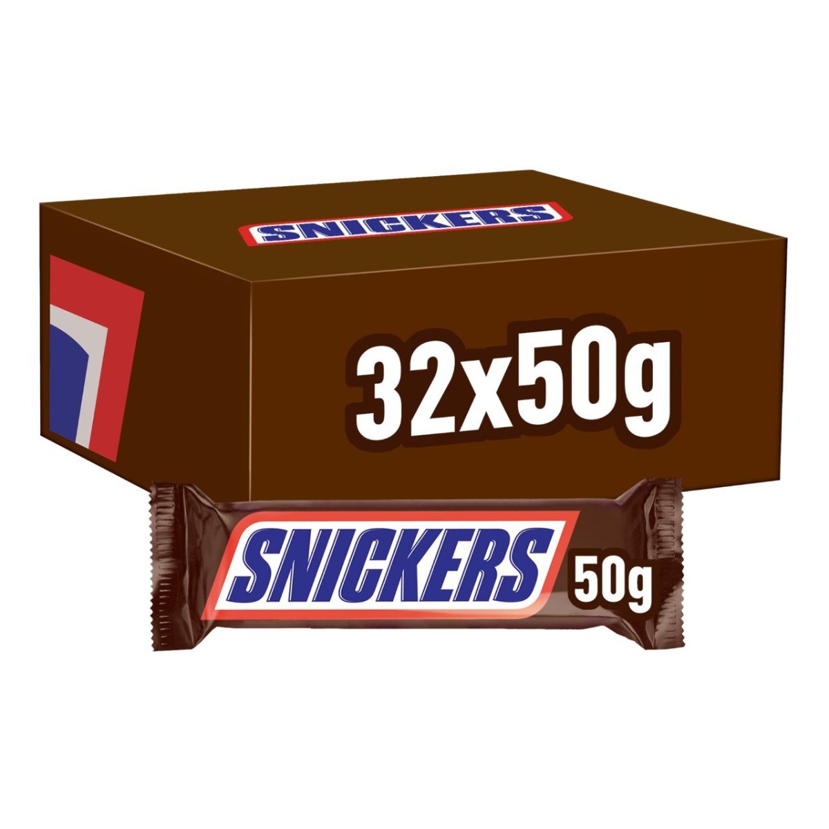 Snickers Melkchocolade Single 32 x 50gr