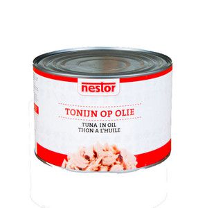 tonijn in olie groot per stuk